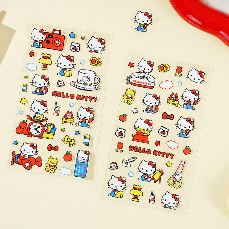 Самоклеящиеся мультяшные наклейки Hello Kitty для детей – Милые декоративные наклейки Guka