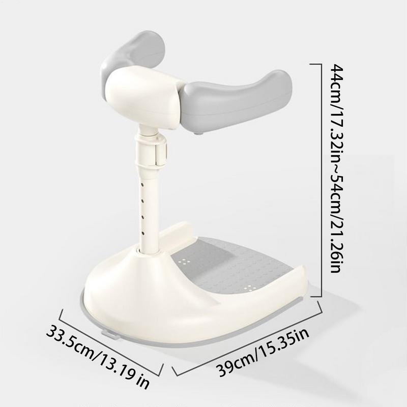Non-slip Baby Bath Shower Stand Portable Shower Helper Baby Bath Standing Support Adjust Length Folding Standing Toddler Shower