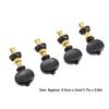 8PCS Metal, Plastic Ukulele Tuners Black And Golden Ukulele Tuning Keys Ukulele Tuning Peg  Ukulele
