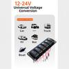 Sale Newest 6 Gang LED Rocker Switch Panel 12V/24V Car Marine RV Control Panel With 10A Fuse Replacement Car Accessories