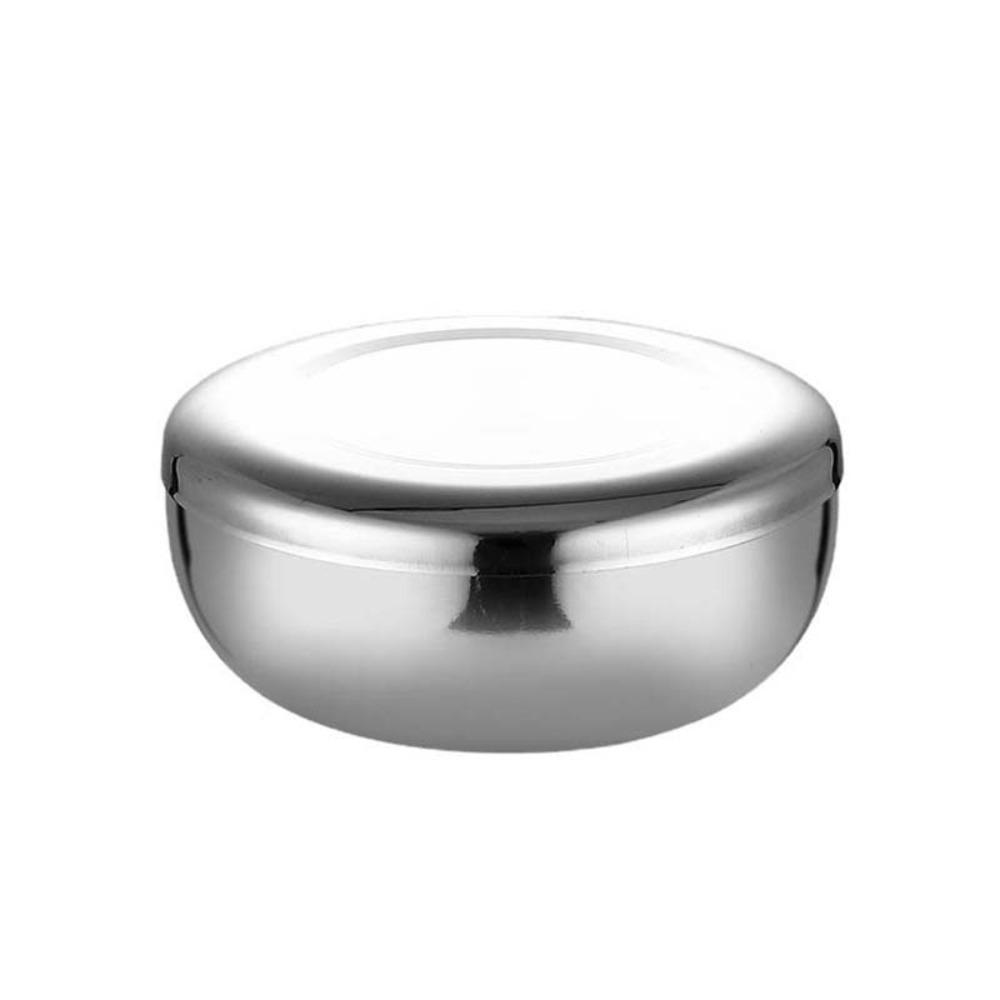 Unbreakable Korean Rice Bowl Stainless Steel Pickle Container Kitchen Tool Ramen Bowl Children