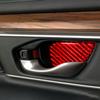 Красная Накладка на Панель Ручки Двери из Углеродного Волокна для Honda CR-V CRV 2007-2011