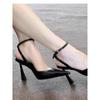 High Heels Women Sandals Sexy Pointed Toe Buckle Slippers Summer Shoes New Wedding Party Pumps Women Shoes Sandals Zapatos Mujer