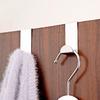 2PCS Silver Kitchen Tool Cabinet Draw Z-shape Stainless Steel Clothes Hanger Door Hook
