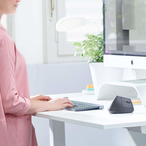 Logitech Wireless Mouse Беспроводная мышь MXV1s MX Vertical Advanced Эргономичная мышь Unifying Bluetooth Быстрая зарядка Совместимость с FLOW 6 кнопок Беспроводная