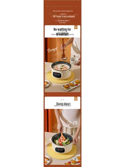 Интеллектуальная многоуровневая электрическая пароварка: Большая емкость, трехслойный, для многофункционального домашнего использования