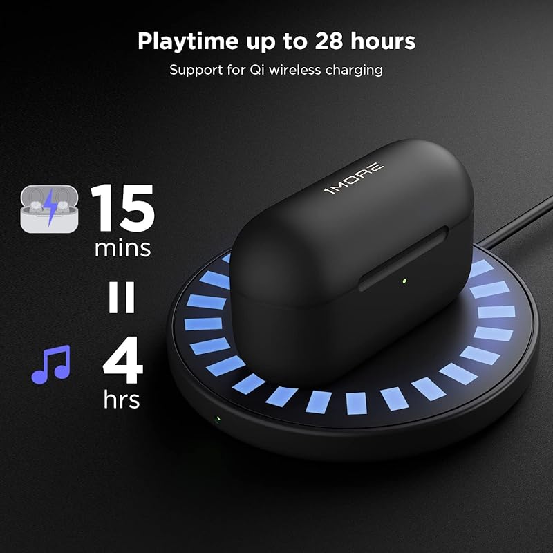 Беспроводные наушники 1MORE EVO с шумоподавлением 42 дБ, LDAC высокого разрешения, Bluetooth 5.2, гибридные наушники, умное ANC, Hi-Fi, захват внешнего звука, IPX4