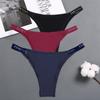 FINETOO 3PCS/Set Women's Lingerie Panties Cotton Gstring Female Underpants Sexy Letter Panties Thong Pantys Underwear Intimates