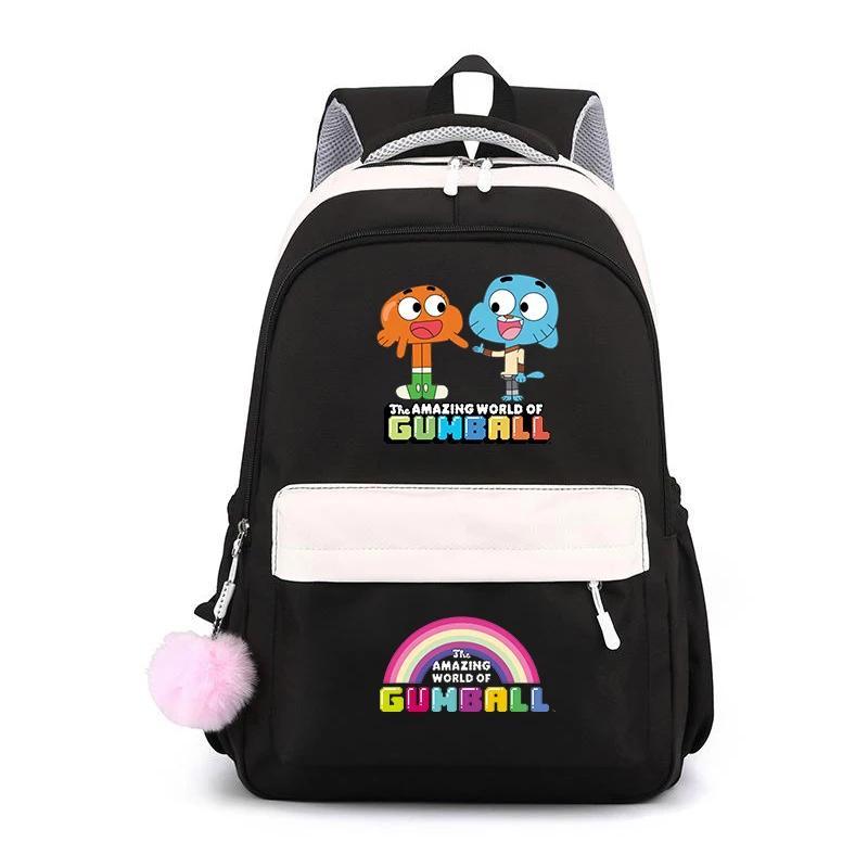 The Amazing World of Gumball Backpack Primary Students Rucksack High Quality Children Backpacks Boy Girl Fashion Schoolbag Gifts