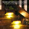 4Pack LED Solar Stair Light Lamp Waterproof Passage Courtyard Guardrail Step Night Light for Outdoor Garden Borders Terrace