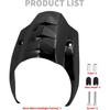 HDBUBALUS Headlight Fairing Cover Fit for Harley Softail Breakout FXBR FXBRS Models 2018-2023 Gloss Black
