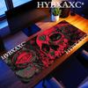 HYBXAXC Красный Череп Готический Коврик для Стола Игровой Коврик для Мыши Нескользящий Большой Коврик для Мыши для Офиса Домашнего ПК Геймера Компьютерная Клавиатура Подставка на Стол