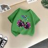 Children's Casual Short-sleeved T-shirt - Summer Girl's Cute Cherry T-shirt
