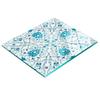Multifunctional Decorative Glass Kitchen Board Arabic Pattern 60x52 Cm