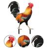 Stereoscopic Rooster Cards Acrylic Kid Toy Cute Inserting Cards  Yard Art