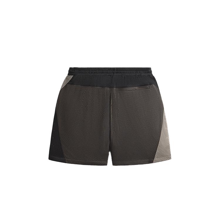 Kith Харден Панельные Сетчатые Шорты Черные Мужские Брюки KHM060779-001