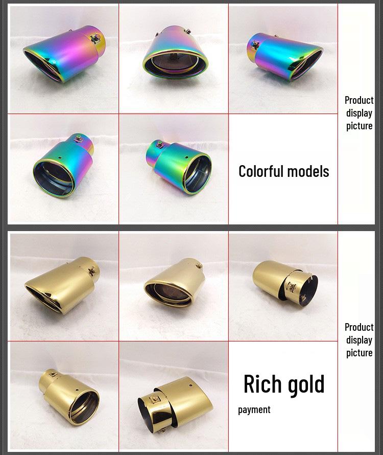 Совместимая выхлопная труба глушителя для автомобилей CRV, ASX, Haval H6, Odyssey, Camry и Santa Fe