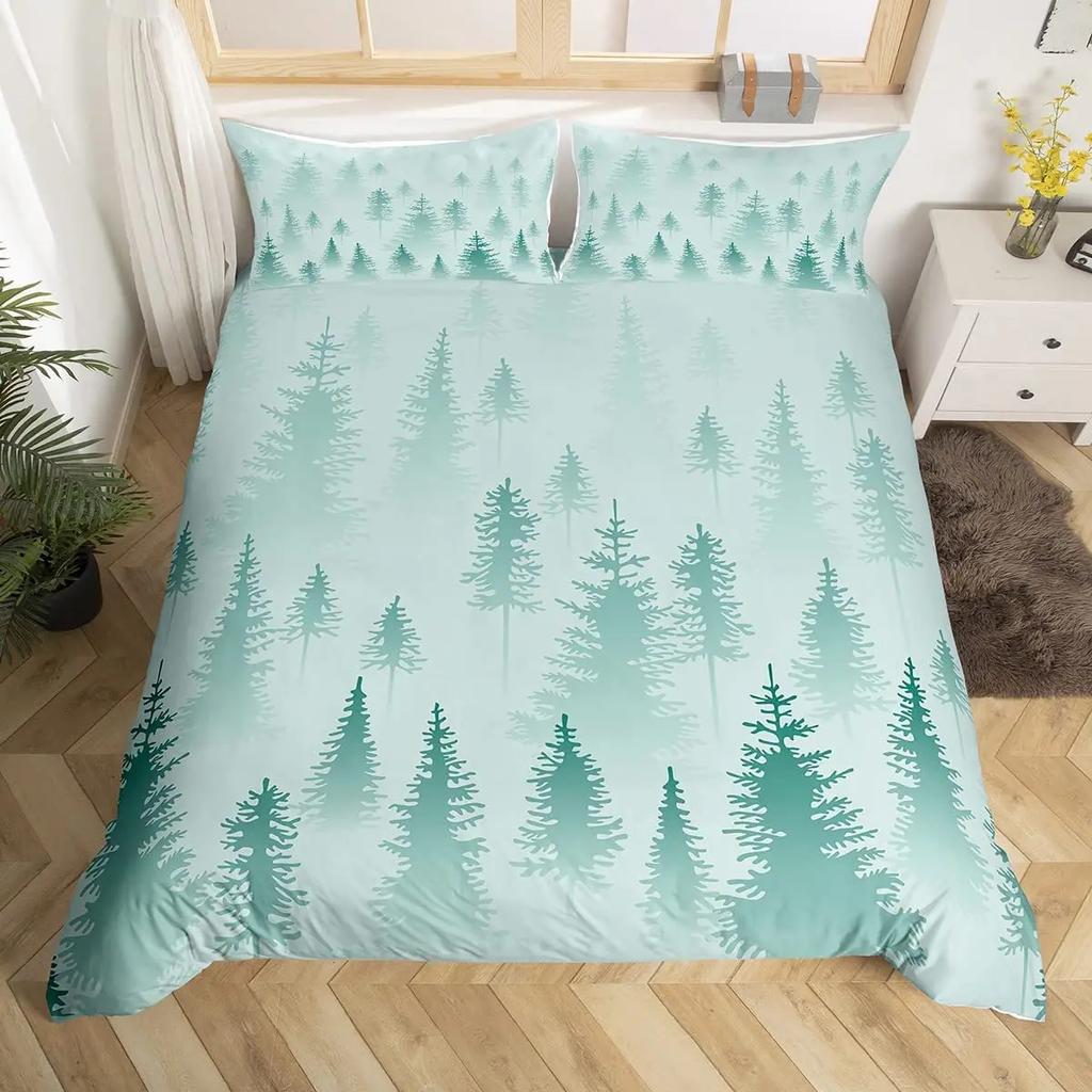 Комплект пододеяльника Snow Mountain Iceberg Sunrise Sunset Постельное белье Микрофибра Зима Природный пейзаж Пододеяльник Односпальный Кинг-сайз