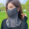 Unisex Uv Protection Outdoor Neck Wrap Cover Sports Sun Proof Bib Ice Silk Mask Face Cover Neck Wrap Cover Sunscreen Face Scarf