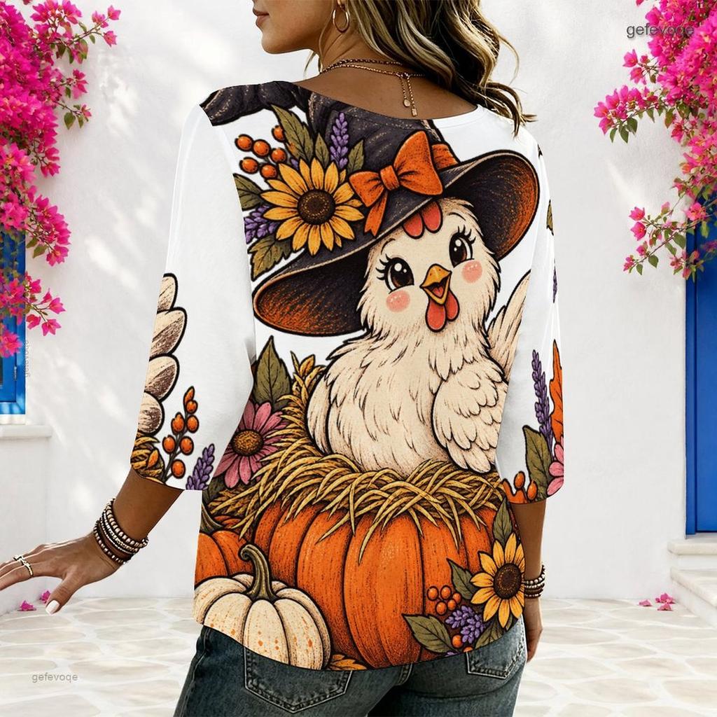 Womens Plus Size Crew Neck Half Sleeve Soft Relaxed Everyday Casual Ladies Shirt
