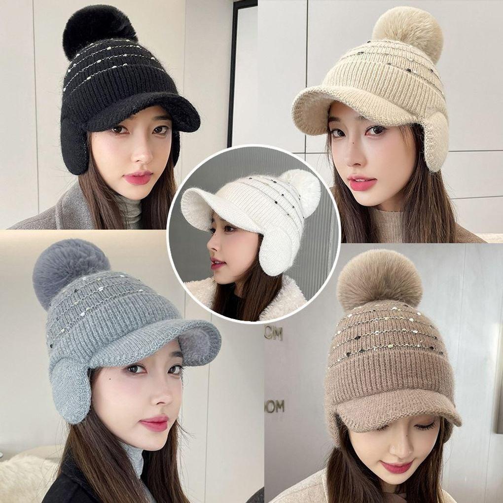 Зимняя теплая повседневная шапка-ушанка