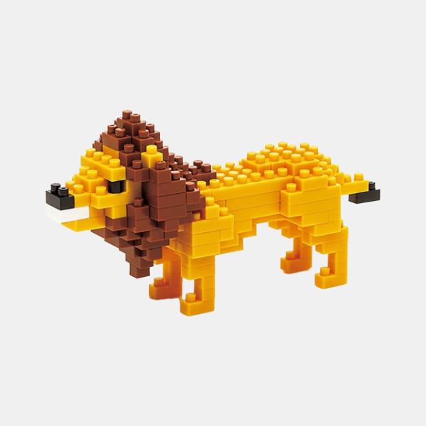 Наноблок лев, корейский популярный бандай