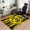 Custom Name BVB Printed Carpet, for Office Chair Living Room Bedroom Kitchen Room Decor Gifts.
