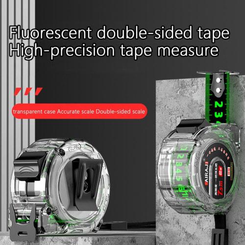 High-precision, Luminous Tape Measure, 5m/7.5m/10m, Convex, Stainless Steel, Perfect for Night Work, Double-sided Luminous Measuring Tape, Fluorescent