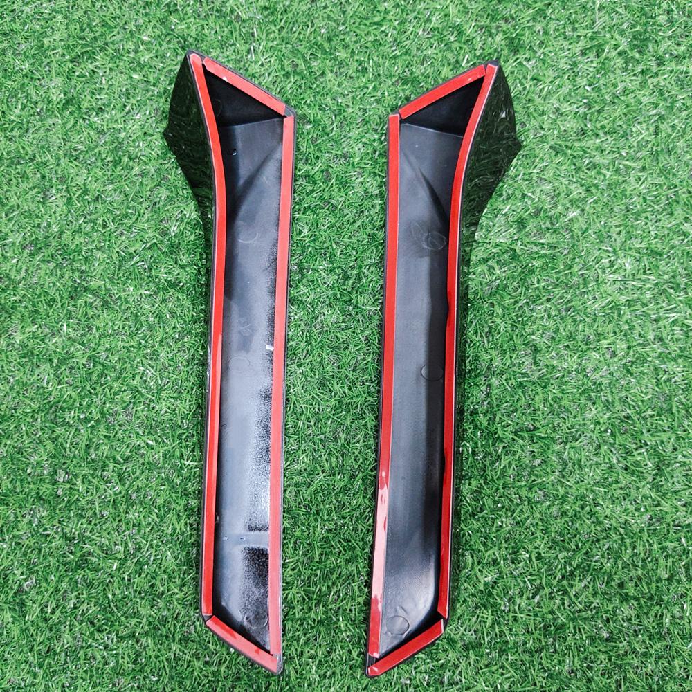 2 шт., накладка на окно автомобиля, спойлер для Seat Leon 5F FR Mk3 MK3.5, крыло, боковая кромка, задний клапан