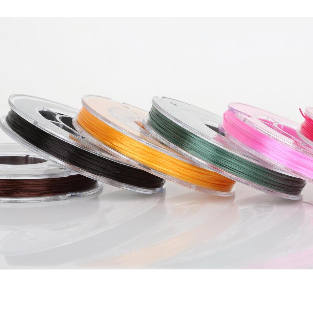 40 метров эластичная леска прозрачный кристальный бисерный шнур нить нить для изготовления браслетов своими руками