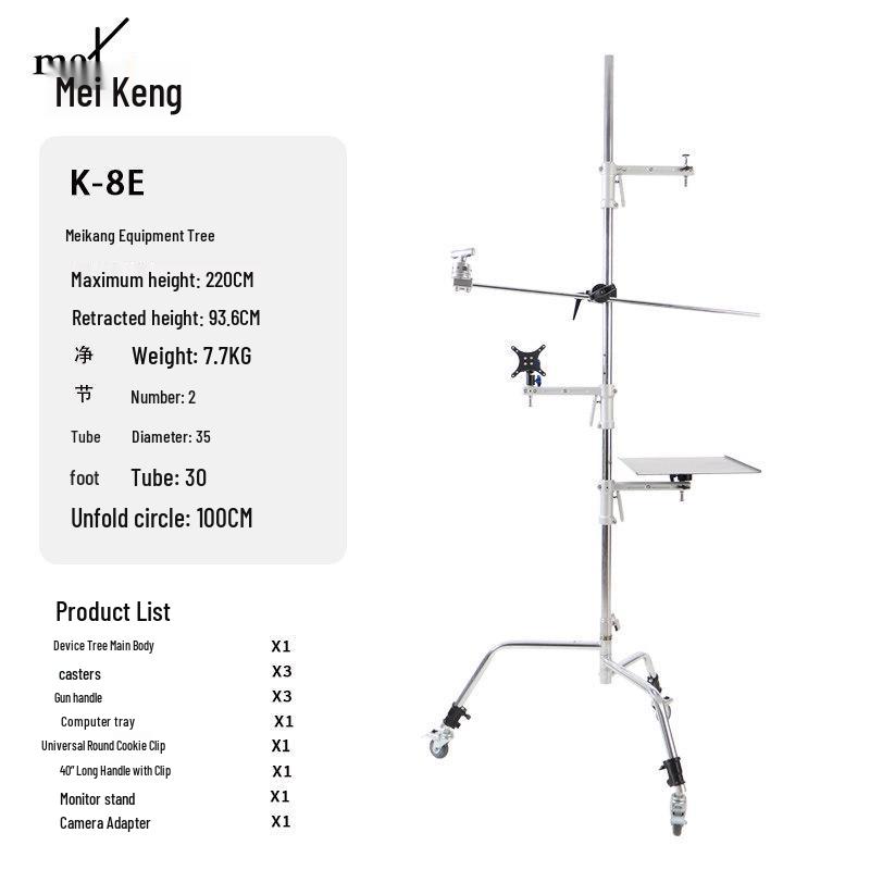 Многофункциональная стойка для камеры Meking K-8 для студии DIY, съемка сверху и плоские снимки