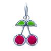 [D7396] - Silver Pendant 'Cherries'