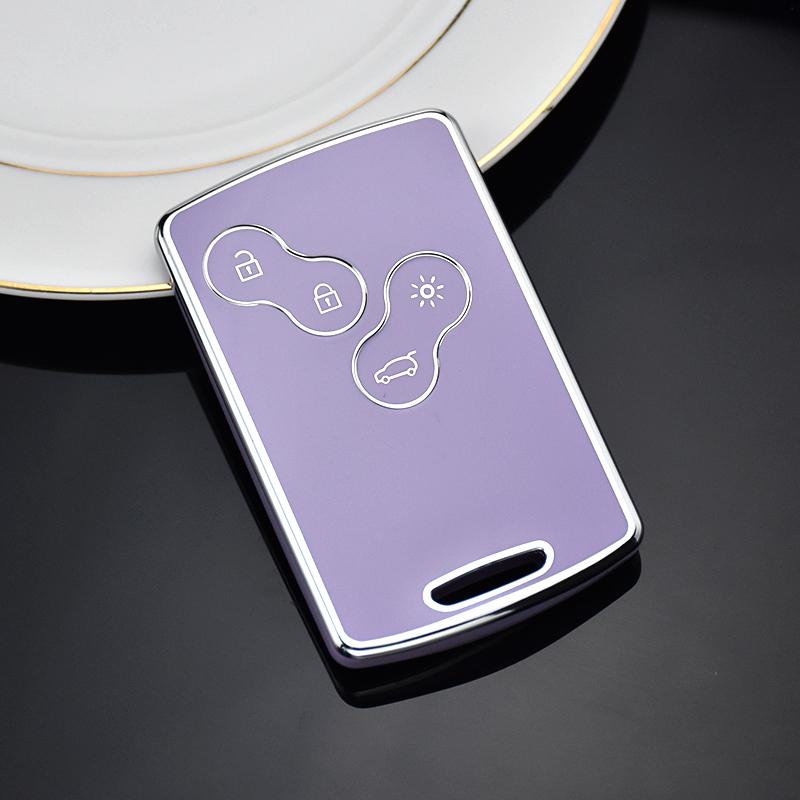 Чехол для ключей из ТПУ для Renault Megane 2 3 Scenic Laguna Clio Captur Duster Logan Trafic Koleos Fluence Zoe, аксессуары