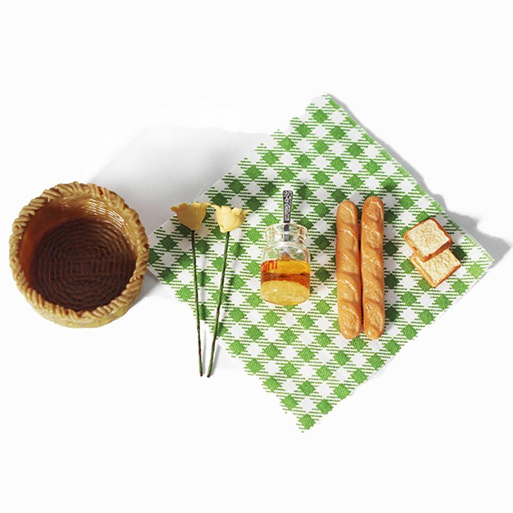 Kitchen Tool Model Doll Accessories Simulation Food Toys Dollhouse Food Miniature Bread Basket