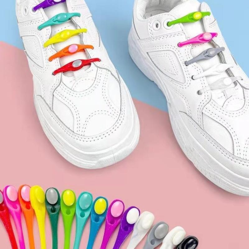 Lazy Shoelace Buckle Elastic Flat Shoelace Rope Children Do Not Need To Tie A Fixed Artifact