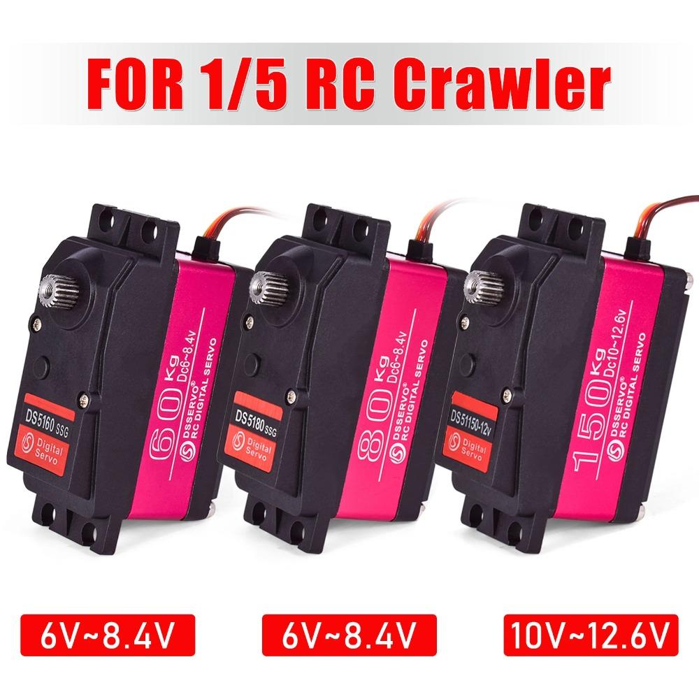 DS5160 цифровой рулевой механизм 60 кг с высоким крутящим моментом DS5180 рулевой механизм с дистанционным управлением для автомобиля с большим механическим рычагом PTZ