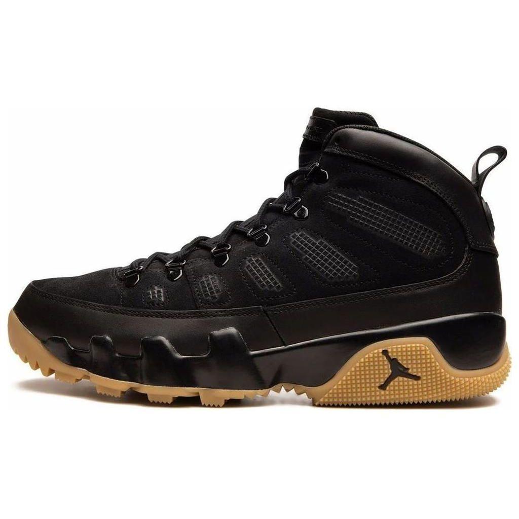Air Jordan 9 Retro Boot NRG Черный Резина Мужские Кроссовки Резина-Светло-Коричневый AR4491-025