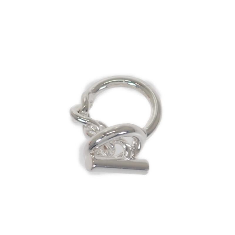 HERMES  #10.5(JP Size) 52  ring Silver925 Women