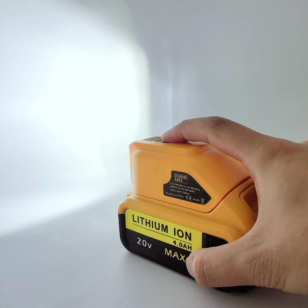 Адаптер аккумулятора DCB090 для зарядного устройства DEWALT 14,4 В/20 В MAX USB + Type C