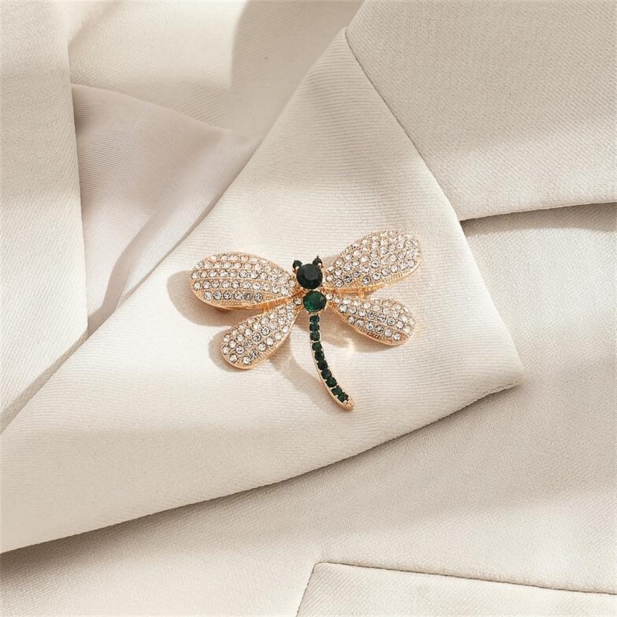 Adorable Dragonfly Brooch Pin Insect Hairpin Autumn and Winter Sweater Jacket Accessory