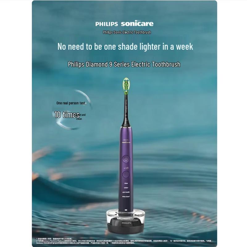 Philips Звуковая электрическая зубная щетка DiamondClean 9 Series, вилка CN (адаптер в комплекте)