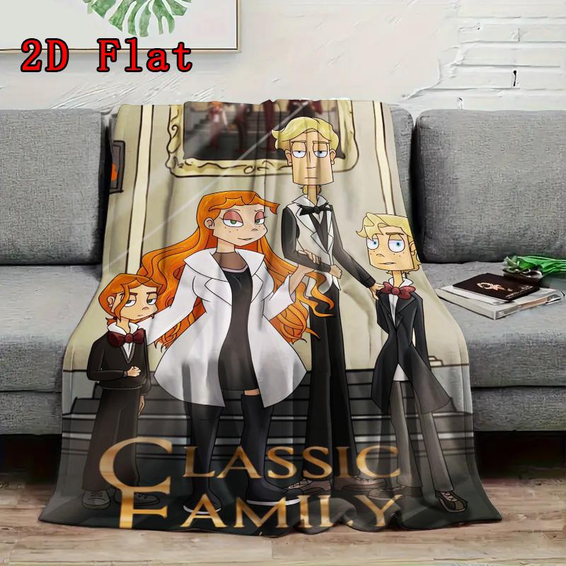 Family-inspired design 2D Flat Pattern Flannel Blanket High quality All Seasons Warmth and Comfort Perfect for Christmas Gifts.PMT0914372