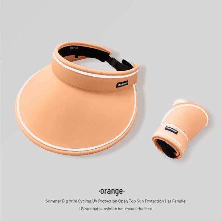 Женская шляпа-козырек от солнца с защитой от УФ-лучей и маской для лица