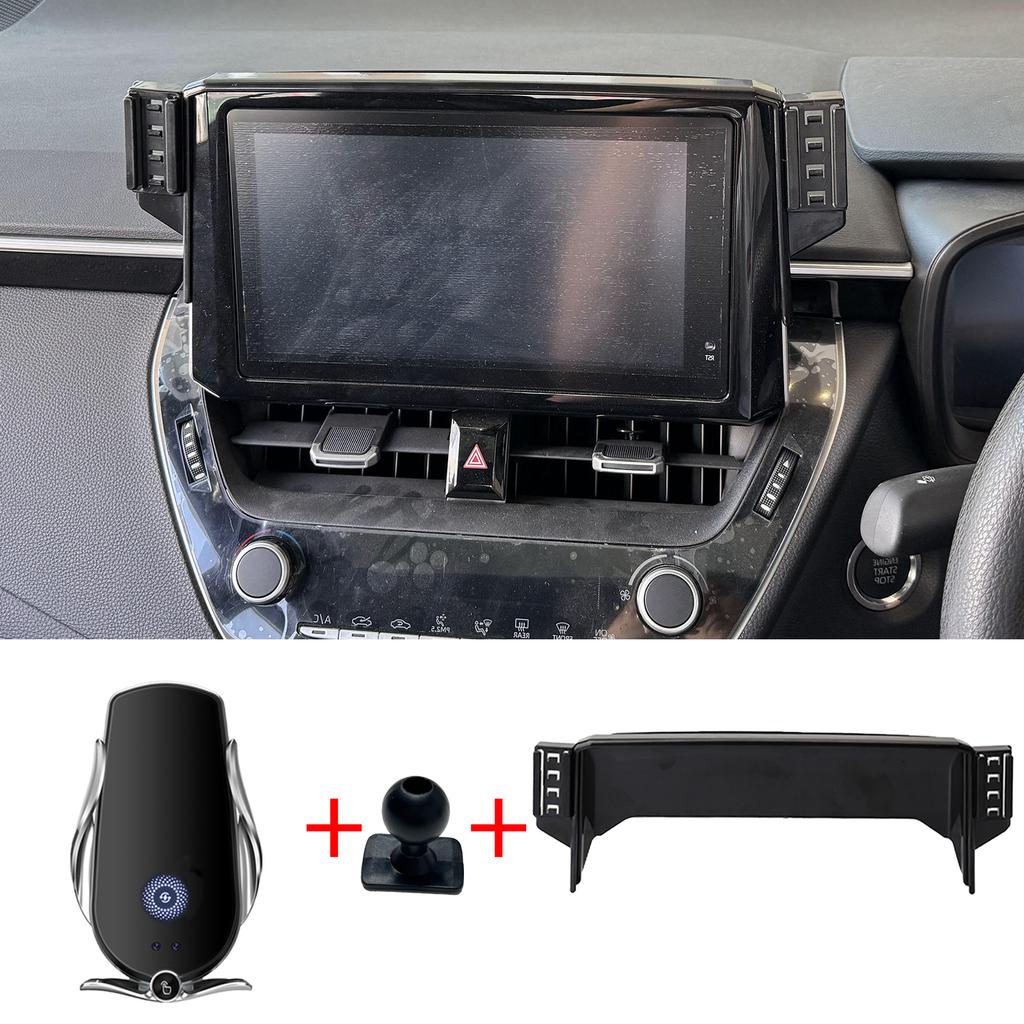 for 2019~2022 Toyota Corolla E210 8/9in Phone Holder Screen Fixed Navigation Bracket Base Wireless Charging