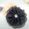 1/2Pcs New Retro Folded Chiffon Oversize Scrunchies Women Sweet Temperament Fashion Exaggerated Hair Band Hair Accessorie