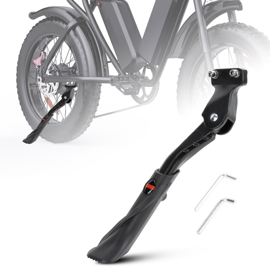 Ebike Adjustable Kickstand Non-Slip for Ridstar Q20 Pro Lite H20 H26 Pro X1S/X1 and for 20-22 Inch Bicycles Electric Bike