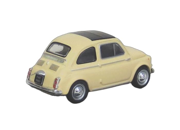 First:43 1/43 Scale Fiat 500D 1962 Light Yellow Finished Product