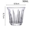 90-200 мл прозрачная стеклянная кофейная чашка питьевые стаканы для эспрессо капучино сока коктейли кухонная посуда для бариста