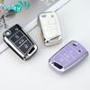 Чехол для дистанционного ключа из ТПУ для VW Volkswagen Golf 7 MK7 Tiguan MK2 для SEAT Ateca Leon FR 2 Ibiza для Skoda Octavia A7