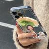 Смеющаяся девушка подает заявку на чехол для iPhone17promax space phone case Apple 16 прозрачный 15/14 тонкое отверстие X всесторонний